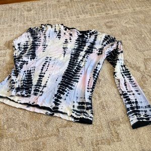 Reformation tie dye long sleeve t-shirt